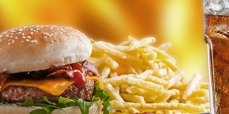 69 Kč za vynikající PUB Bacon burger i s pivem nebo nealko nápojem. Domácí mleté hovězí se slaninou a sýrem. K tomu hranolky, salát coleslaw a 53% sleva.