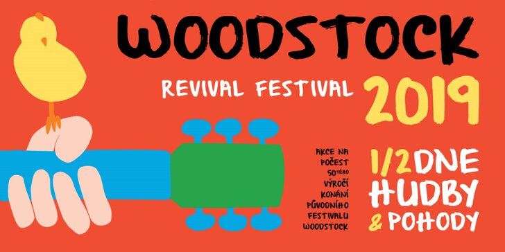 Vstupenka na hudební revival festival Velká Dobrá Woodstock 2019