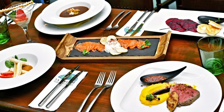 6chodové menu v La Bodeguita: losos, svíčková sous-vide i víno či koktejly