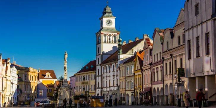 4* podzimní pobyt v Třeboni: krásný hotel přímo na náměstí, polopenze i wellness