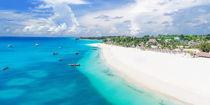 Exotická dovolená na Zanzibaru: 6–12 nocí v 5* hotelu s bazénem, spa i hřištěm