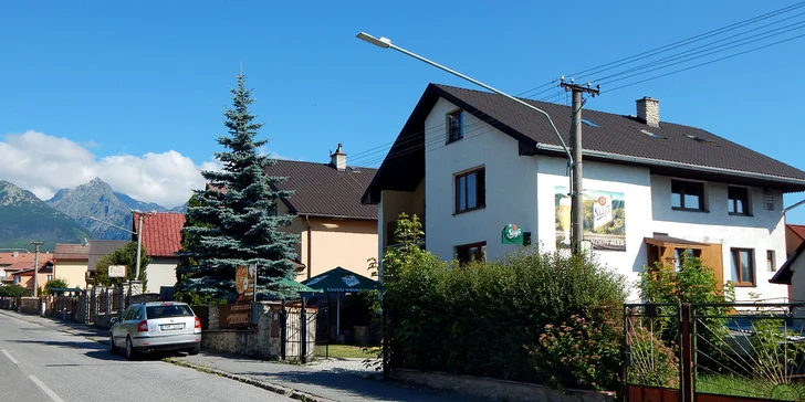 Relax v srdci Vysokých Tater: lahev vína, snídaně, rodinná atmosféra
