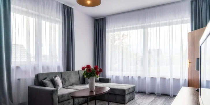 Apartmán nabízí ještě více místa ve dvou ložnicích.