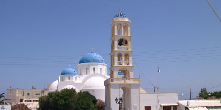 Romantické Řecko: ostrov Santorini letecky, hotel jen 300 m od pláže