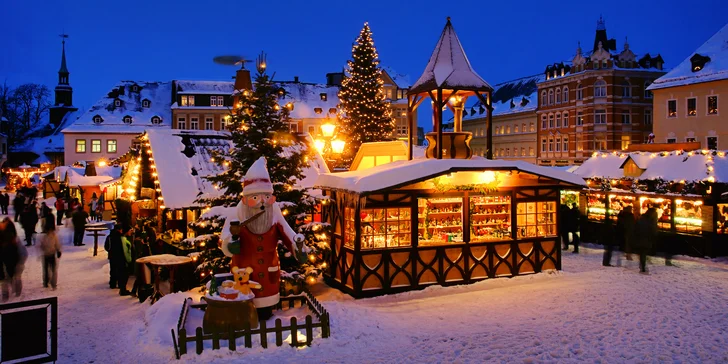 Krušnohorské hornické adventy v Annabergu a Schwarzenbergu