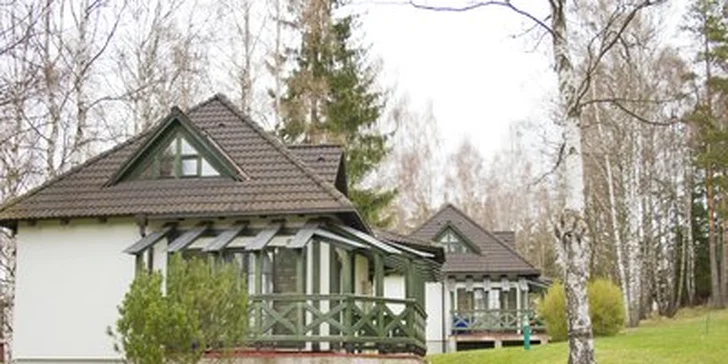 Na kola a výlety na Lipno: vila pro 4 os., polopenze a sleva na relax i sport