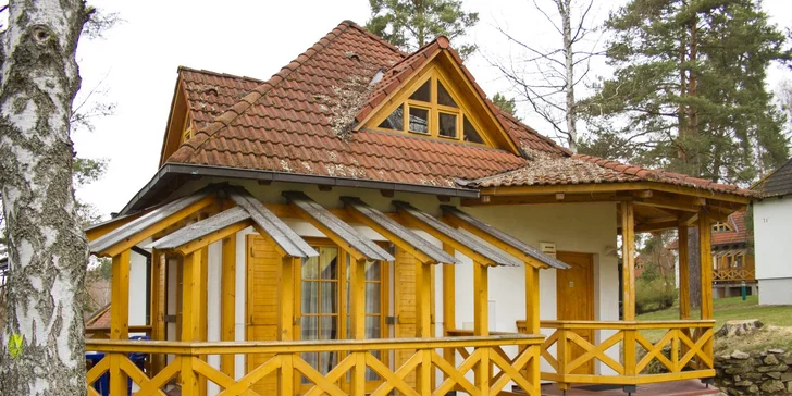 Na kola a výlety na Lipno: vila pro 4 os., polopenze a sleva na relax i sport
