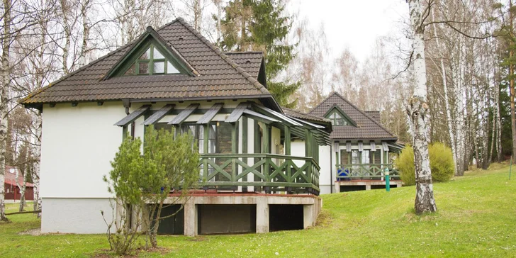 Na kola a výlety na Lipno: vila pro 4 os., polopenze a sleva na relax i sport