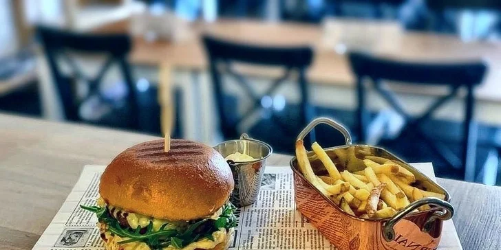 Otevřený voucher na burgery, křídla i polévky v hodnotě 400 nebo 800 Kč