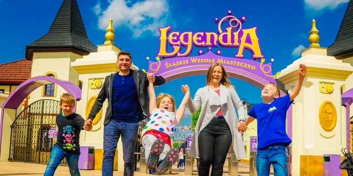 Celodenní vstup do polského zábavního parku Legendia se 40 super atrakcemi