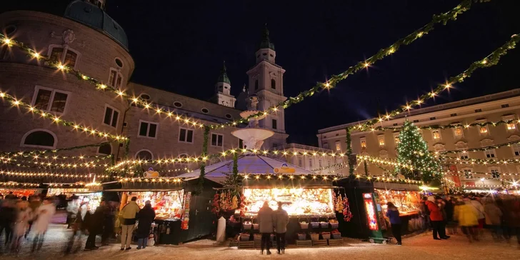 Advent jako z pohádky: výlet na vánoční trhy v Salzburgu vč. prohlídky města