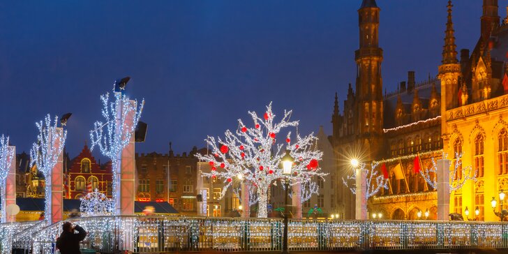 Zažijte vánoční atmosféru Belgie: zájezd autobusem za krásami Brugg během adventu