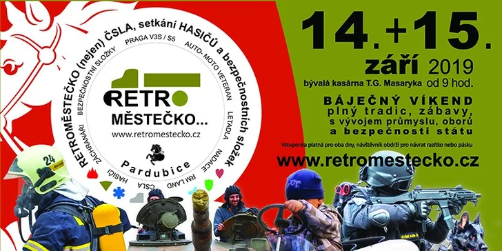 Vstupné do RETROMĚSTEČKA...: víkend plný tradic a zábavy pro celou rodinu