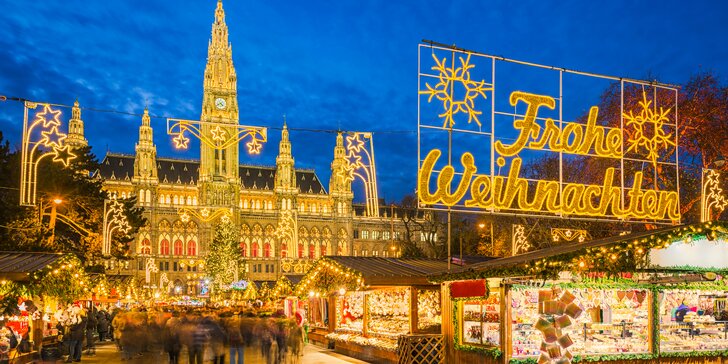 Výlet autobusem do vánoční Vídně: adventní trhy a nákupy z Brna i Mikulova