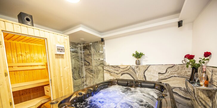 Wellness Harrachovská Perla® - Relaxační pobyt v apartmánu s vlastní velkou vířivkou i saunou