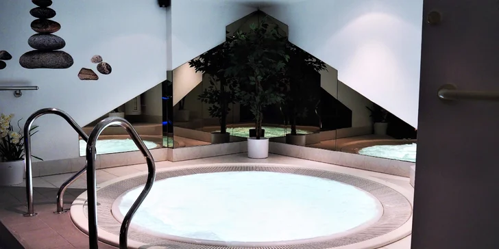 Vstup do oblíbeného wellness pro 1 či 2 osoby: vířivka, sauna, bazén i varianta s masáží