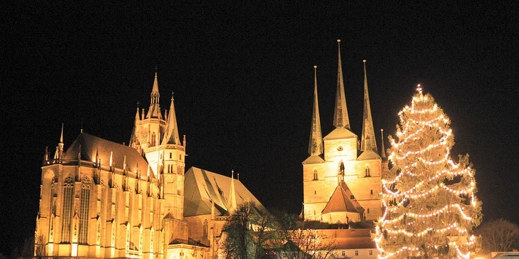 Jednodenní zájezd autobusem do adventního Erfurtu: trhy, památky i individuální volno