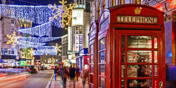 Adventní zájezd do Londýna: autobusem na 1 noc, trhy i nejvýznamnější památky
