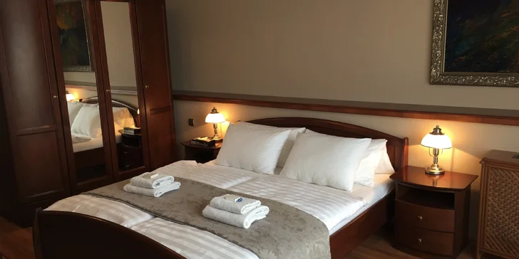 Romantika v centru Prešova: 4* hotel se snídaní