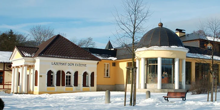 1 960 Kč za 3denní romantický pobyt pro DVA v Lázních Evženie v hodnotě 3 960 Kč, s polopenzí a wellness. Perla Krušných hor s 50% slevou!