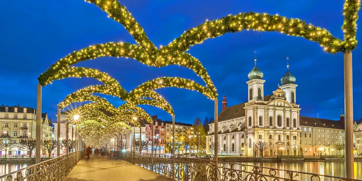 Adventní výlet busem do Švýcarska: Lucern a nejvýše položené trhy v Evropě