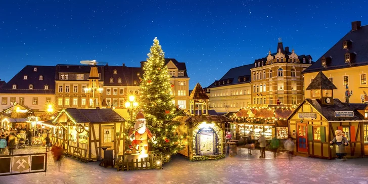 Jednodenní zájezd do adventního městečka Annaberg-Buchholz a Saské Kamenice