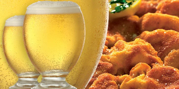 319 Kč za 1 kg vepřových a kuřecích řízků a dvě jedenáctky Holba Šerák. Bujarý gurmánský večírek pro milovníky masa se slevou 50 %!