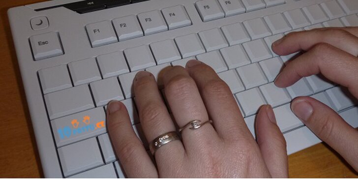 10 prstů – online kurz psaní všemi deseti na klávesnici