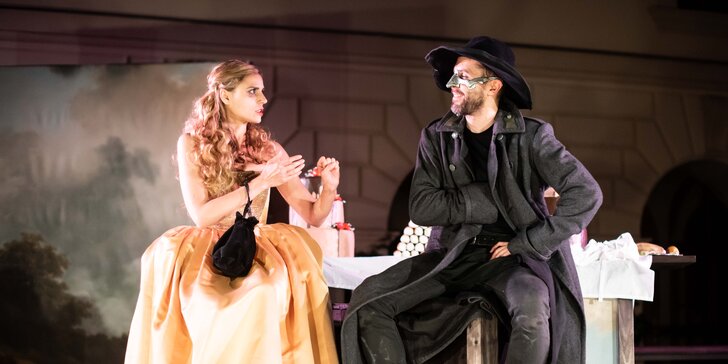 Vstupenka na představení Cyrano z Bergeracu v Divadle pod Palmovkou