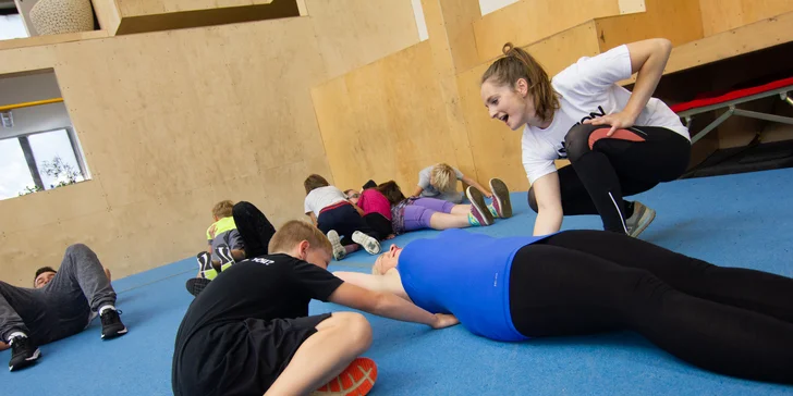 Parkour pro rodiče s dětmi: 120 minut společného tréninku v In Motion Academy