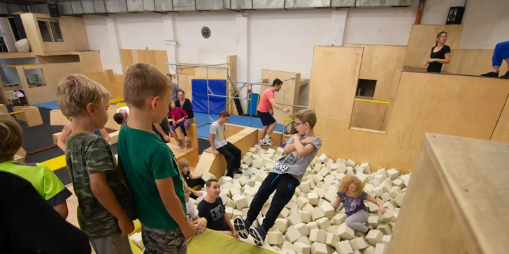 Parkour pro rodiče s dětmi: 120 minut společného tréninku v In Motion Academy