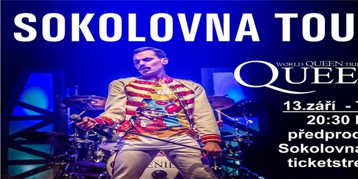 Vstupenka na koncert Queenie – World Queen Tribute Band