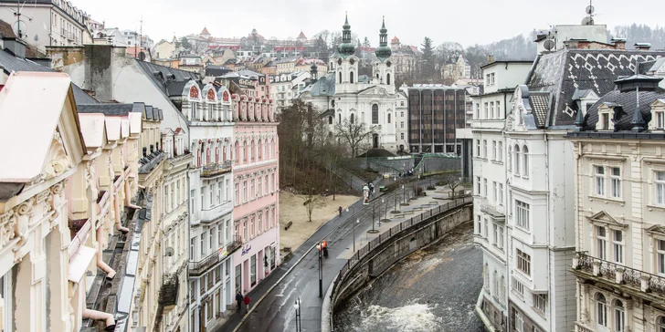 Ubytování v krásných apartmánech v centru Karlových Varů