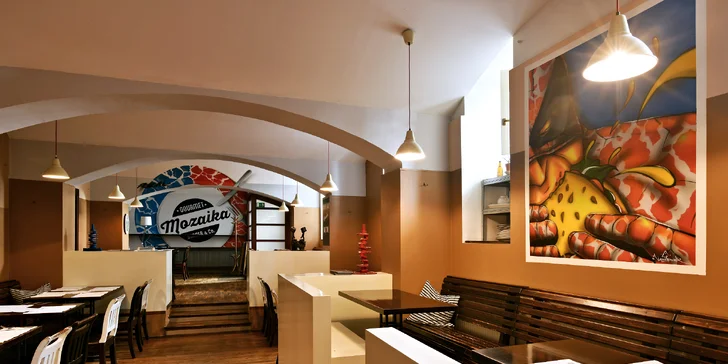 Dárkové vouchery do Mozaika Beer Restaurantu v hodnotě 400 a 800 Kč