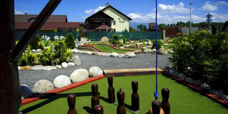 Pobyt v Liptovském Mikuláši: apartmán s kuchyňkou, minigolf i bazén