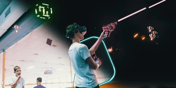 Vstupte do virtuální reality: 60 až 120 minut hry pro 1 nebo 2 hráče