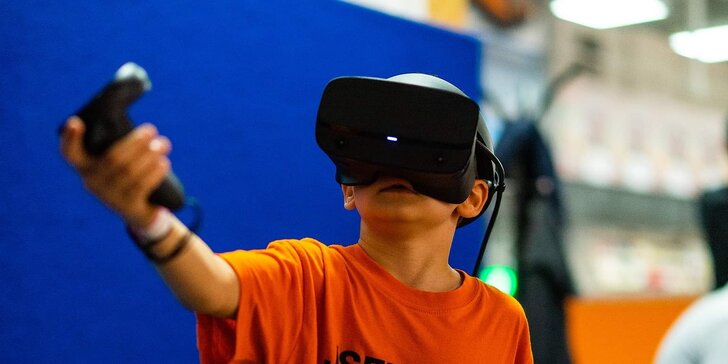 Vstupte do virtuální reality: 60 až 120 minut hry pro 1 nebo 2 hráče
