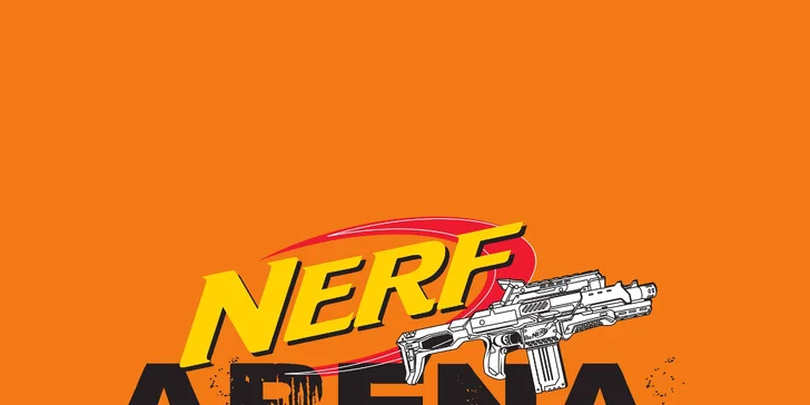 Nerf battle: střílečka s pěnovými projektily, jámami s molitanem a dalšími překážkami pro 1-6 osob