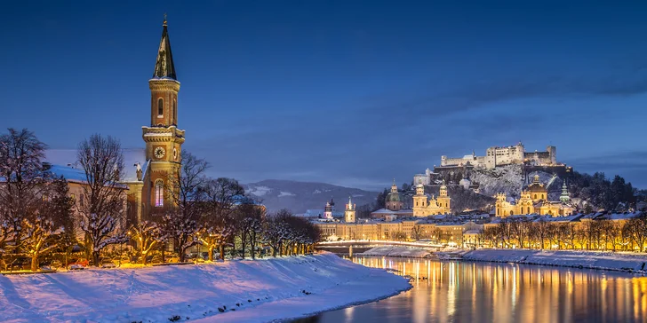 Adventní den v Salzburgu: doprava busem, vánoční trhy a UNESCO památky