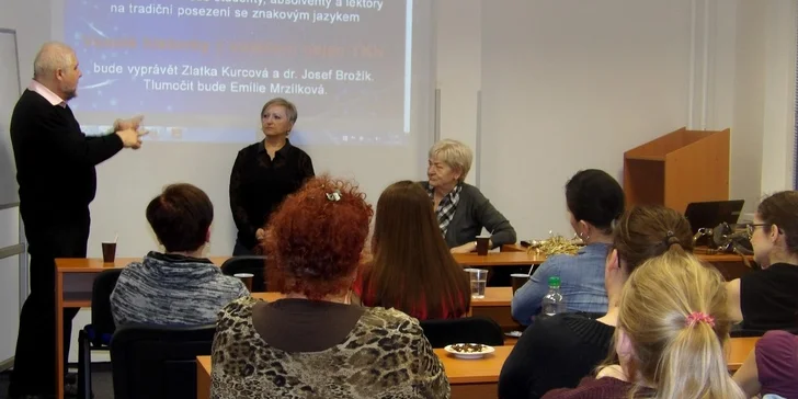 Víkendový akreditovaný kurz Základy komunikace ve znakovém jazyce