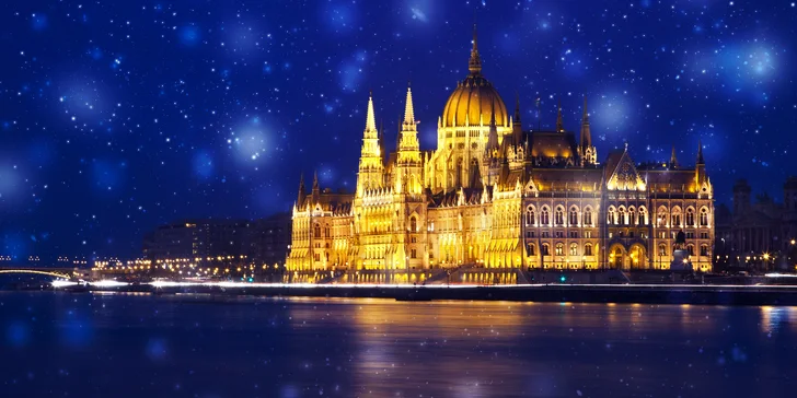 Adventní zájezd do Budapešti a Győru: doprava a 2 noci v hotelu s wellness