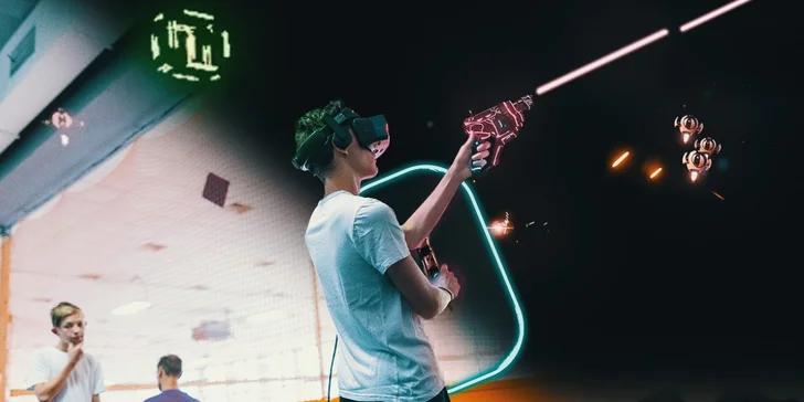 Vstupte do virtuální reality: 60 až 120 minut hry pro 1 nebo 2 hráče