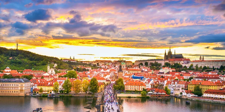 Praha romantická: elegantní hotel v srdci Starého Města se snídaní