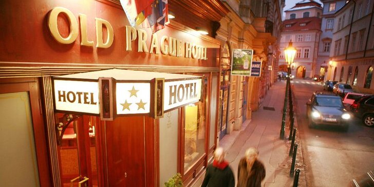 Praha romantická: elegantní hotel v srdci Starého Města se snídaní