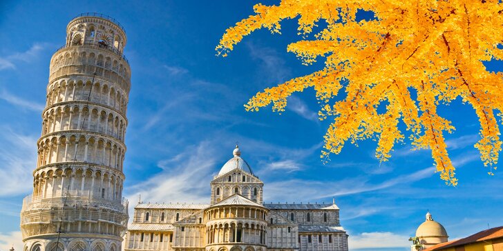 Podzimní zájezd do Toskánska, letecky na 3 noci: Florencie, Pisa, Lucca a Bologna