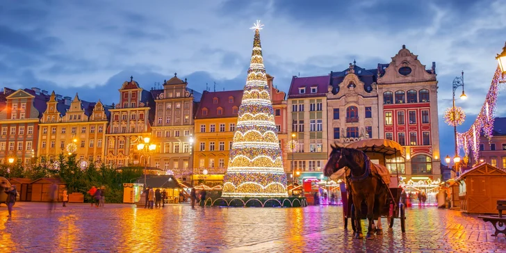 Výlet do předvánoční Wroclavi: odjezd ze Zlína, Fryštáku, Holešova či Ostravy