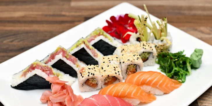 Neomezená konzumace ze sushi baru v restauraci na Střeleckém ostrově