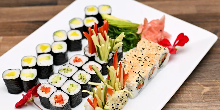 Neomezená konzumace ze sushi baru v restauraci na Střeleckém ostrově