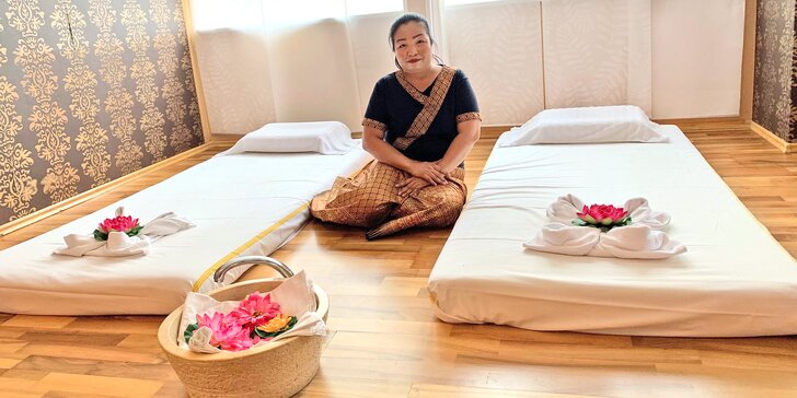 Thajské masáže na 60-120 minut: tradiční "jógová masáž" či aromaterapeutická