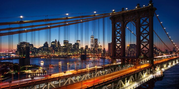 Zažijte energii New Yorku: zájezd na 4 noci, ubytování v dosahu Manhattanu, průvodce a letenka v ceně